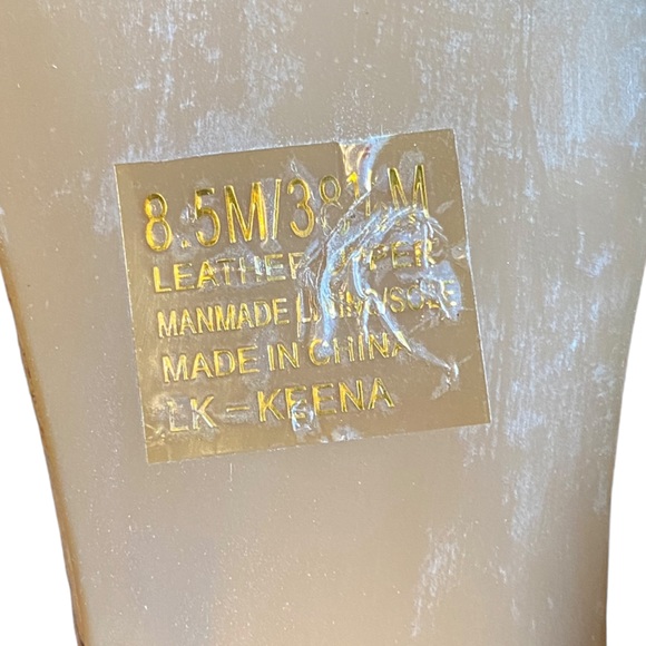 Lucky blue snakeskin & brown strappy open toe wedge sandals cork espadrilles 8.5 - Picture 9 of 9